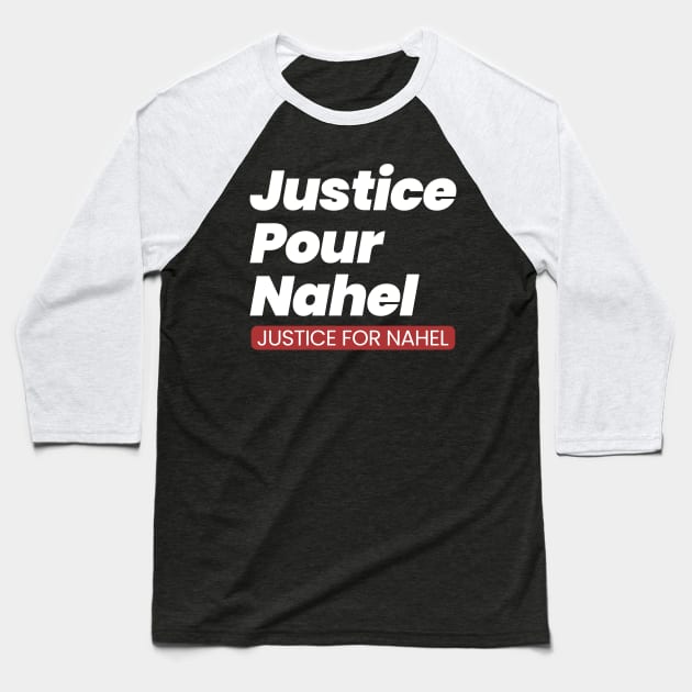 Justice for nahel 27  .AL Baseball T-Shirt by CoinDesk Podcast